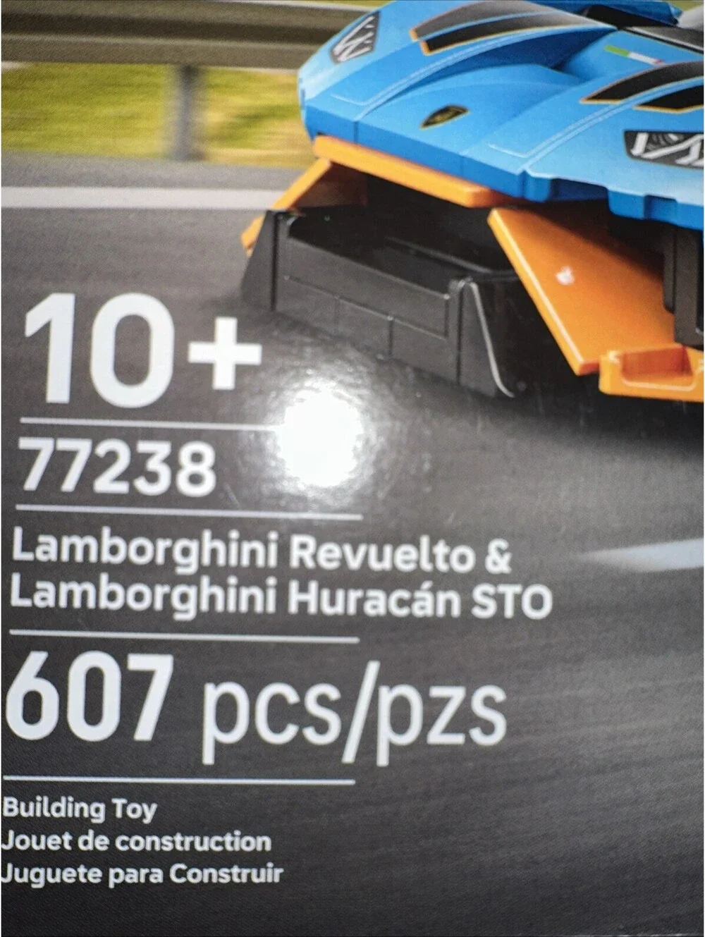 LEGO Speed Champions 77238 Lamborghini Revuelto & Huracán STO 607 pcs NEW SEALED